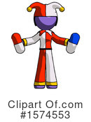 Purple Design Mascot Clipart #1574553 by Leo Blanchette