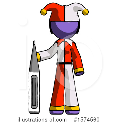 Royalty-Free (RF) Purple Design Mascot Clipart Illustration by Leo Blanchette - Stock Sample #1574560