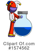 Purple Design Mascot Clipart #1574562 by Leo Blanchette