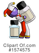 Purple Design Mascot Clipart #1574575 by Leo Blanchette