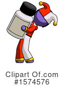 Purple Design Mascot Clipart #1574576 by Leo Blanchette