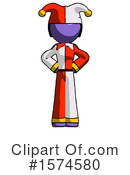 Purple Design Mascot Clipart #1574580 by Leo Blanchette