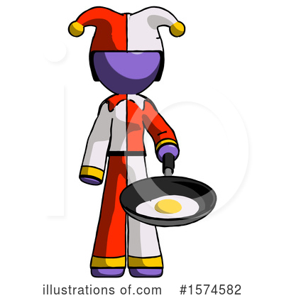 Royalty-Free (RF) Purple Design Mascot Clipart Illustration by Leo Blanchette - Stock Sample #1574582