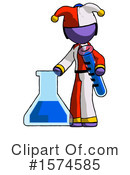 Purple Design Mascot Clipart #1574585 by Leo Blanchette