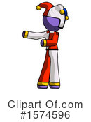 Purple Design Mascot Clipart #1574596 by Leo Blanchette