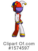 Purple Design Mascot Clipart #1574597 by Leo Blanchette