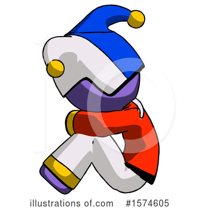 Royalty-Free (RF) Purple Design Mascot Clipart Illustration by Leo Blanchette - Stock Sample #1574605