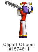 Purple Design Mascot Clipart #1574611 by Leo Blanchette