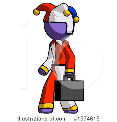 Royalty-Free (RF) Purple Design Mascot Clipart Illustration by Leo Blanchette - Stock Sample #1574615