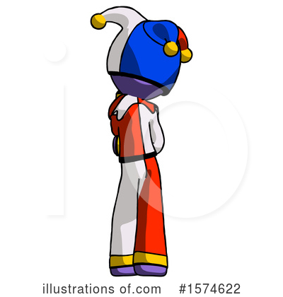 Royalty-Free (RF) Purple Design Mascot Clipart Illustration by Leo Blanchette - Stock Sample #1574622