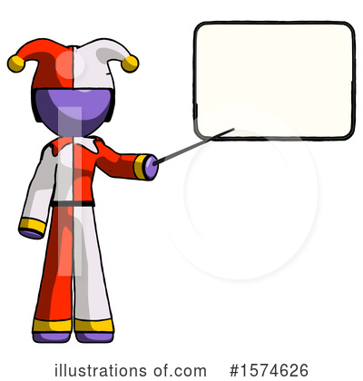Royalty-Free (RF) Purple Design Mascot Clipart Illustration by Leo Blanchette - Stock Sample #1574626