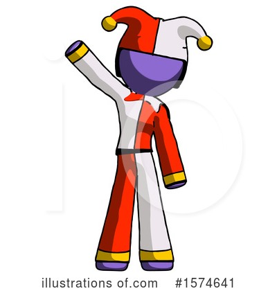 Royalty-Free (RF) Purple Design Mascot Clipart Illustration by Leo Blanchette - Stock Sample #1574641