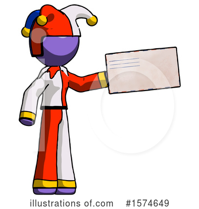 Royalty-Free (RF) Purple Design Mascot Clipart Illustration by Leo Blanchette - Stock Sample #1574649
