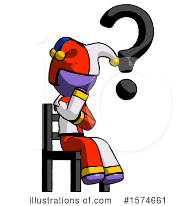 Royalty-Free (RF) Purple Design Mascot Clipart Illustration by Leo Blanchette - Stock Sample #1574661
