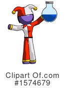 Purple Design Mascot Clipart #1574679 by Leo Blanchette