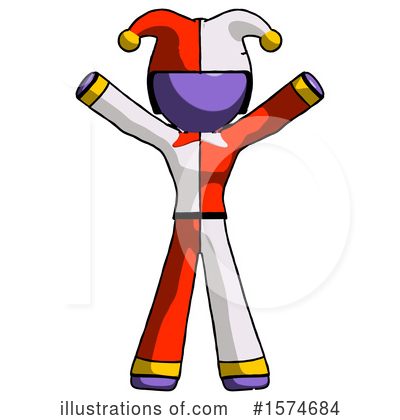 Royalty-Free (RF) Purple Design Mascot Clipart Illustration by Leo Blanchette - Stock Sample #1574684