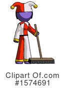 Purple Design Mascot Clipart #1574691 by Leo Blanchette