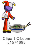 Purple Design Mascot Clipart #1574695 by Leo Blanchette