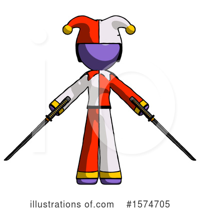 Royalty-Free (RF) Purple Design Mascot Clipart Illustration by Leo Blanchette - Stock Sample #1574705