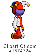 Purple Design Mascot Clipart #1574724 by Leo Blanchette