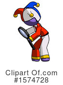 Purple Design Mascot Clipart #1574728 by Leo Blanchette