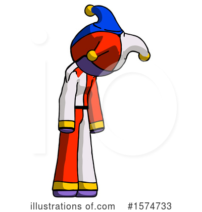 Royalty-Free (RF) Purple Design Mascot Clipart Illustration by Leo Blanchette - Stock Sample #1574733