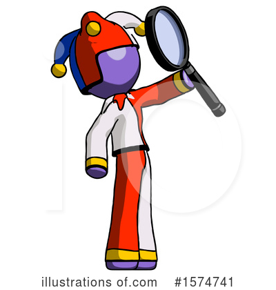 Royalty-Free (RF) Purple Design Mascot Clipart Illustration by Leo Blanchette - Stock Sample #1574741