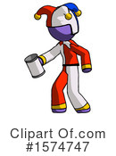 Purple Design Mascot Clipart #1574747 by Leo Blanchette