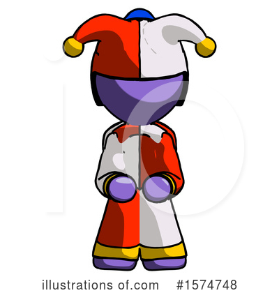 Royalty-Free (RF) Purple Design Mascot Clipart Illustration by Leo Blanchette - Stock Sample #1574748
