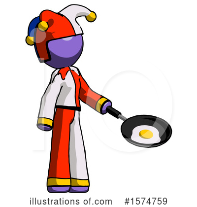 Royalty-Free (RF) Purple Design Mascot Clipart Illustration by Leo Blanchette - Stock Sample #1574759