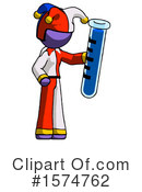 Purple Design Mascot Clipart #1574762 by Leo Blanchette
