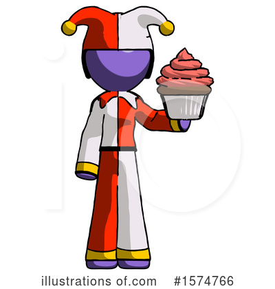 Royalty-Free (RF) Purple Design Mascot Clipart Illustration by Leo Blanchette - Stock Sample #1574766