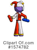 Purple Design Mascot Clipart #1574782 by Leo Blanchette
