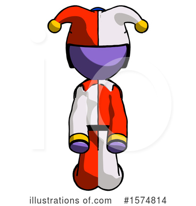 Royalty-Free (RF) Purple Design Mascot Clipart Illustration by Leo Blanchette - Stock Sample #1574814