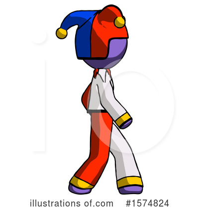 Royalty-Free (RF) Purple Design Mascot Clipart Illustration by Leo Blanchette - Stock Sample #1574824