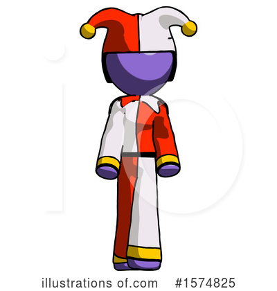 Royalty-Free (RF) Purple Design Mascot Clipart Illustration by Leo Blanchette - Stock Sample #1574825
