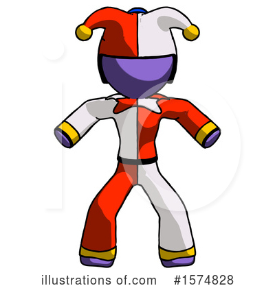 Royalty-Free (RF) Purple Design Mascot Clipart Illustration by Leo Blanchette - Stock Sample #1574828