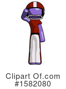 Purple Design Mascot Clipart #1582080 by Leo Blanchette