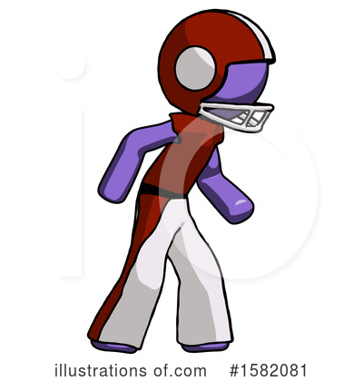 Royalty-Free (RF) Purple Design Mascot Clipart Illustration by Leo Blanchette - Stock Sample #1582081