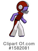 Purple Design Mascot Clipart #1582081 by Leo Blanchette