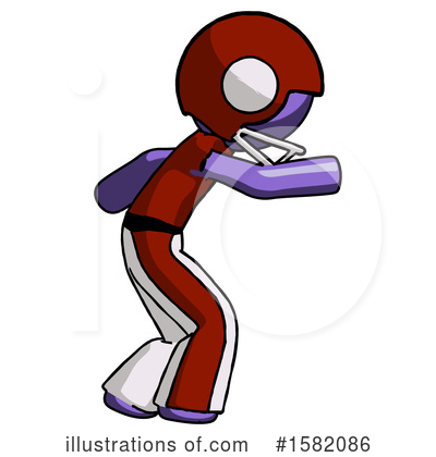 Royalty-Free (RF) Purple Design Mascot Clipart Illustration by Leo Blanchette - Stock Sample #1582086