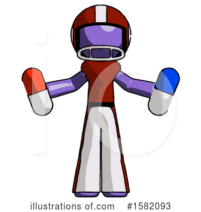 Royalty-Free (RF) Purple Design Mascot Clipart Illustration by Leo Blanchette - Stock Sample #1582093