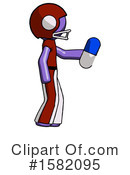 Purple Design Mascot Clipart #1582095 by Leo Blanchette