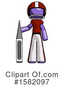 Purple Design Mascot Clipart #1582097 by Leo Blanchette