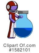 Purple Design Mascot Clipart #1582101 by Leo Blanchette