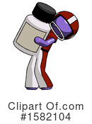 Purple Design Mascot Clipart #1582104 by Leo Blanchette