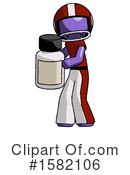 Purple Design Mascot Clipart #1582106 by Leo Blanchette