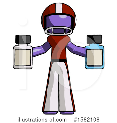 Royalty-Free (RF) Purple Design Mascot Clipart Illustration by Leo Blanchette - Stock Sample #1582108