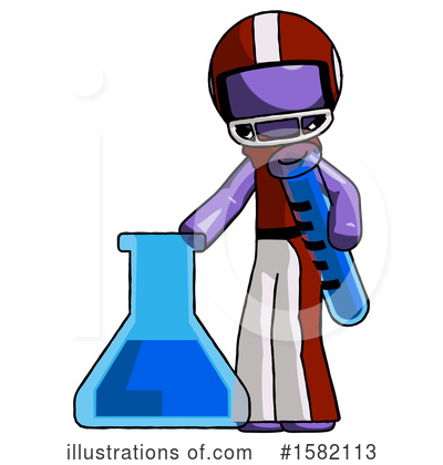 Royalty-Free (RF) Purple Design Mascot Clipart Illustration by Leo Blanchette - Stock Sample #1582113