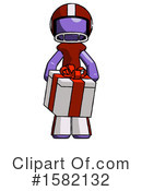 Purple Design Mascot Clipart #1582132 by Leo Blanchette